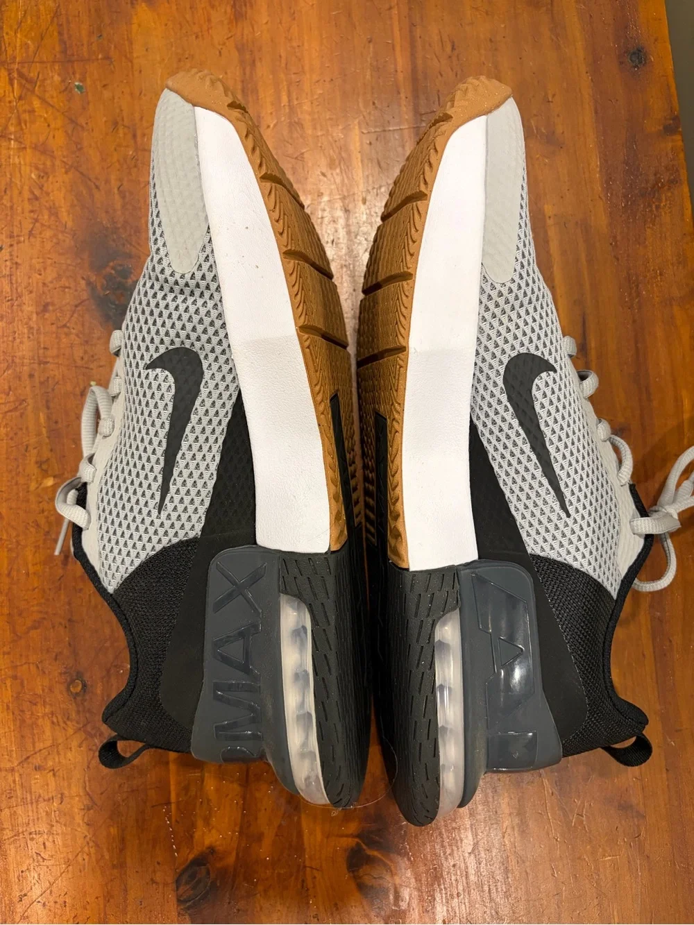 Nike Men’s Grey, Black and White Air Max Trainer Sneakers